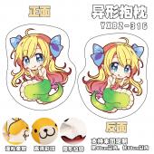YXBZ316-邪神与厨二病少女 动漫百变异形抱枕