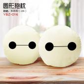 YBZ016-超能陆战队大白 动漫细毛绒圆形抱枕