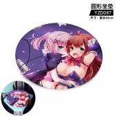 YZD097 街角魔族 动漫 细毛绒圆形坐垫