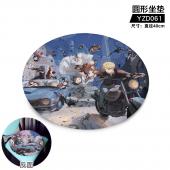 YZD061-辉夜大小姐想让我告白 动漫 细毛绒圆形坐垫