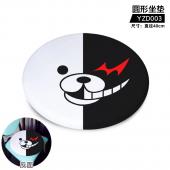 YZD003-弹丸论破黑白熊 动漫圆形坐垫