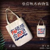 GWD164-个性单肩帆布购物袋