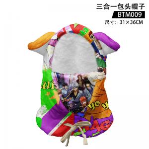 BTM009 银魂 动漫 三合一包头帽