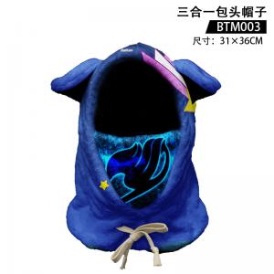 BTM003 妖精的尾巴 动漫 三合一包头帽