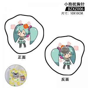 BZXZ006 初音未来 动漫 小抱枕胸针