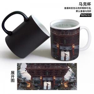 BSB222-原神 游戏 黑色全变色杯