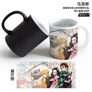 BSB217-鬼灭之刃 动漫 黑色全变色杯