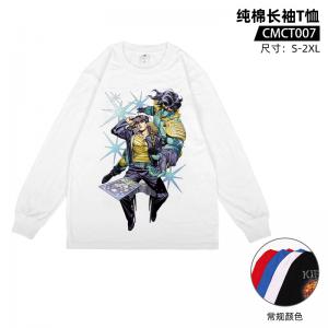 CMCX007 JOJO 动漫 纯棉长袖（烫画工艺）