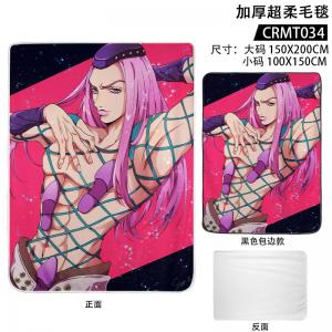 CRMT034 JOJO 动漫 150x200加厚超柔包边毛...