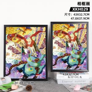 XKH029 怪化猫 动漫 相框画