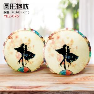 YBZ075-哈尔的移动城堡 个性细毛绒圆形抱枕