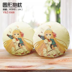 YBZ068-公主连结 个性细毛绒圆形抱枕