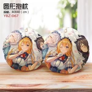 YBZ067-公主连结 个性细毛绒圆形抱枕