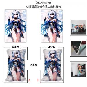 (45X70CM)065-星穹铁道游戏耐磨细帆布滚边抱枕枕头...