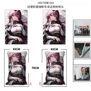 (45X70CM)063-星穹铁道游戏耐磨细帆布滚边抱枕枕头...