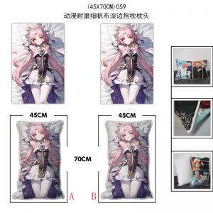 (45X70CM)059-星穹铁道游戏耐磨细帆布滚边抱枕枕头...