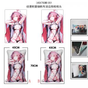 (45X70CM)051-星穹铁道游戏耐磨细帆布滚边抱枕枕头...