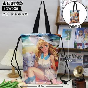 SGW006-宝可梦 动漫 束口购物袋（MDM-119-宝可...