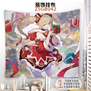 ZSGB042 原神 游戏 装饰挂布（130X150）