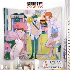 ZSGB039 咒术回战 动漫 装饰挂布（130X150）