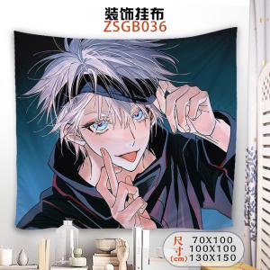 ZSGB036 咒术回战 动漫 装饰挂布（130X150）