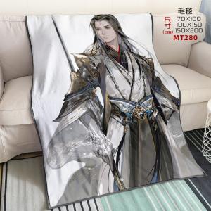 MT280-剑网三 游戏 超大貂绒毛毯