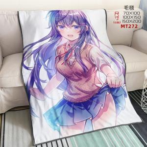MT272-心跳心跳文学部 动漫 超大貂绒毛毯