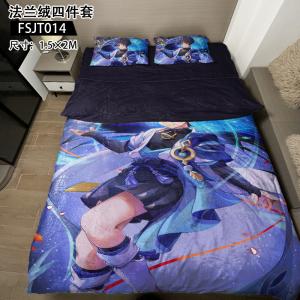 FSJT014 原神 游戏 法兰绒四件套