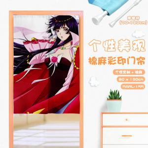 MAML155 叛逆的鲁路修 动漫 仿棉麻彩印门帘