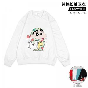 CMWY031 蜡笔小新 动漫 纯棉长袖卫衣（直喷工艺）