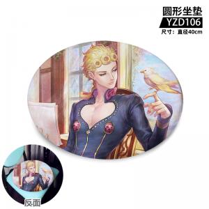 YZD106-JOJO-动漫-细毛绒圆形坐垫-