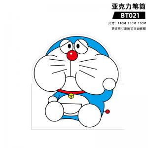 BT021 UV 亚克力笔筒 哆啦a梦 动漫