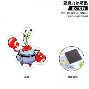 BXT019-UV-亚克力冰箱贴-海绵宝宝-动漫