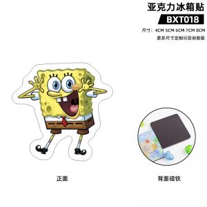 BXT018-UV-亚克力冰箱贴-海绵宝宝-动漫