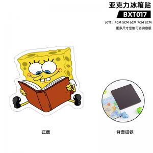 BXT017-UV-亚克力冰箱贴-海绵宝宝-动漫