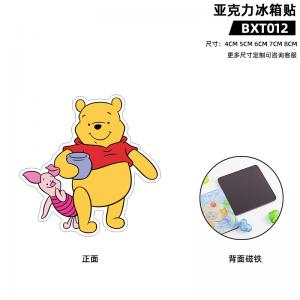 BXT012-UV-亚克力冰箱贴-小熊维尼-动漫