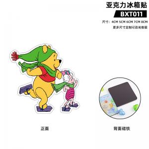 BXT011-UV-亚克力冰箱贴-小熊维尼-动漫