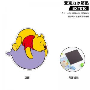 BXT010-UV-亚克力冰箱贴-小熊维尼-动漫