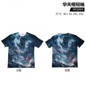 HFG004 哪吒之魔童闹海 电影 华夫格短袖