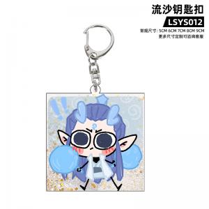 LSYSK012 哪吒之魔童闹海 电影 亚克力流沙钥匙扣