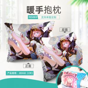 NS069 明日方舟 游戏 细毛绒暖手抱枕