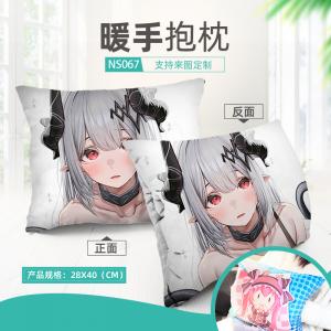 NS067 明日方舟 游戏 细毛绒暖手抱枕