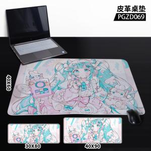 PGZD69 初音未来 动漫 皮革桌垫