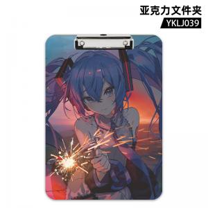 YKLJ039  初音未来 动漫 UV 亚克力文件夹