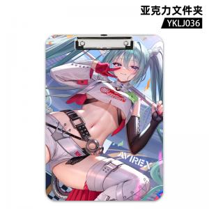 YKLJ036  初音未来 动漫 UV 亚克力文件夹