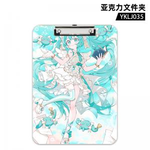 YKLJ035  初音未来 动漫 UV 亚克力文件夹