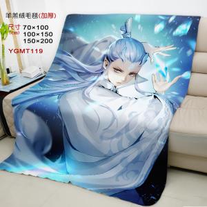 YGMT119 哪吒之魔童闹海 电影 羊羔绒毛毯