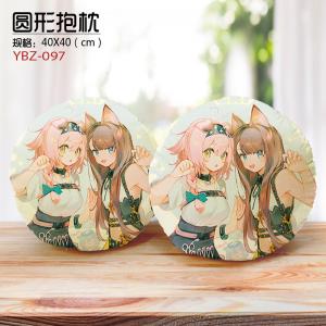 YBZ097 明日方舟 游戏 细毛绒圆形抱枕