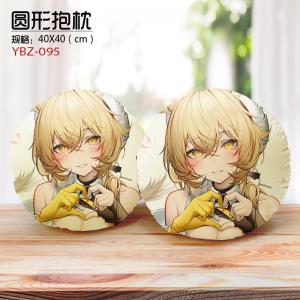YBZ095 明日方舟 游戏 细毛绒圆形抱枕