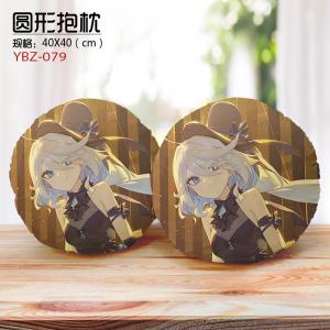 YBZ079 原神 游戏 细毛绒圆形抱枕